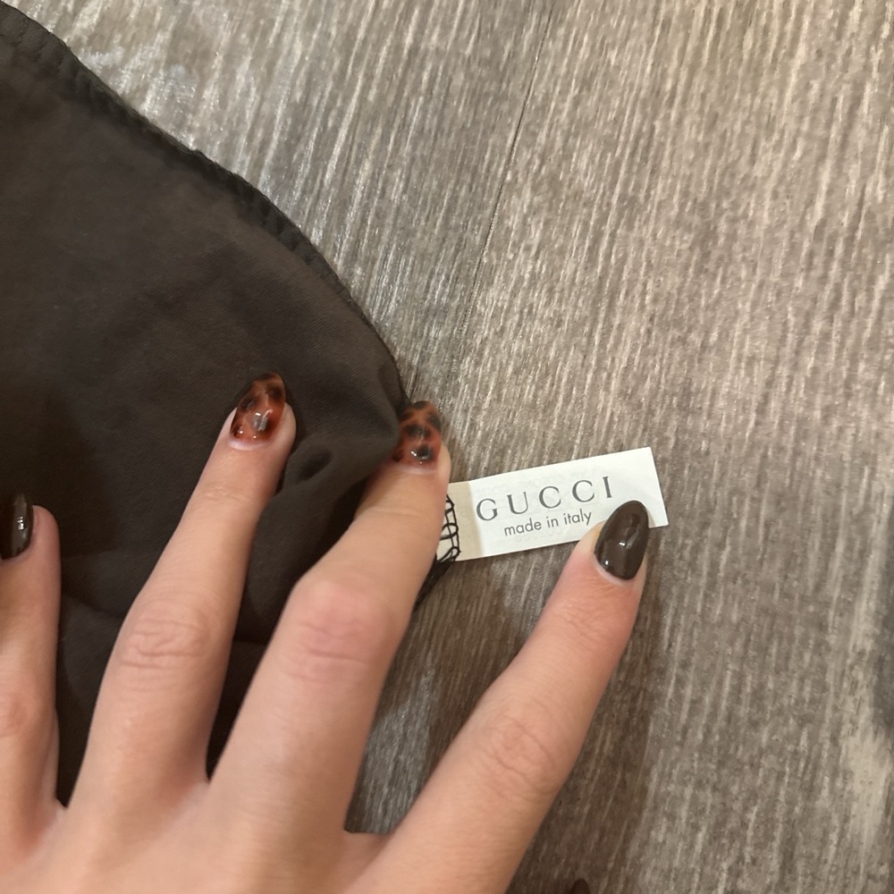 Gucci Charcoal dust bag